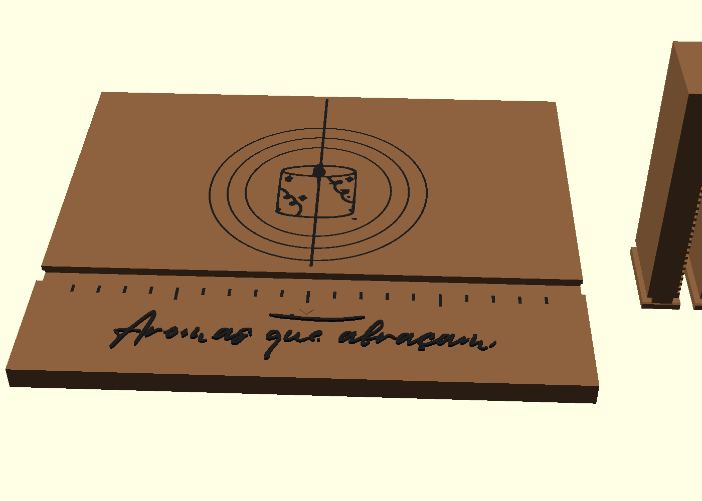 Aplicador de etiquetas 3D personalizado com a assinatura da marca
